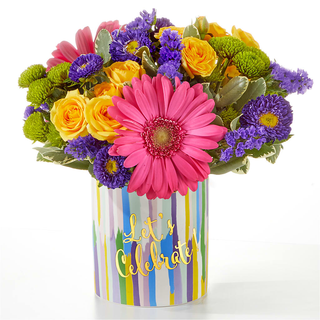 Cheers to You Bouquet – Lemon Tree Florist, Kemp TX