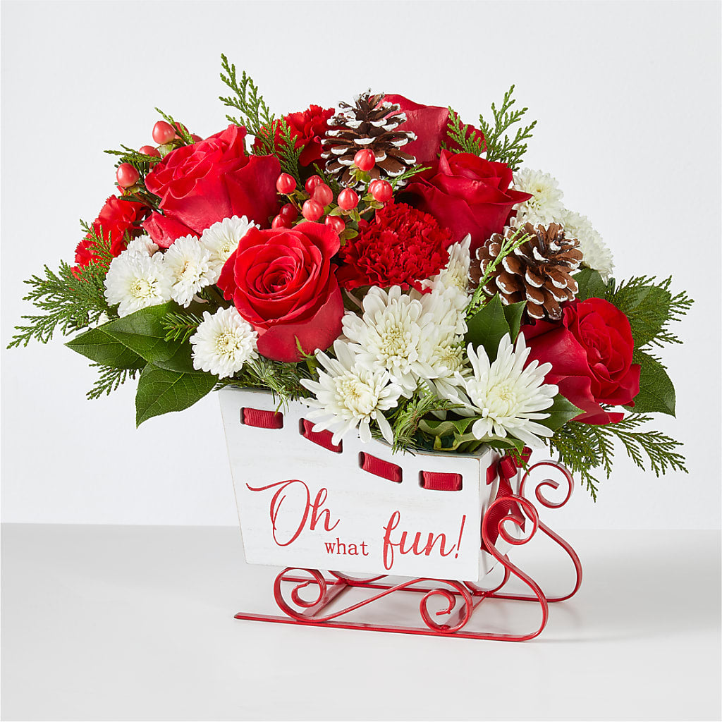 Sleigh Bells Bouquet – Lemon Tree Florist, Kemp TX