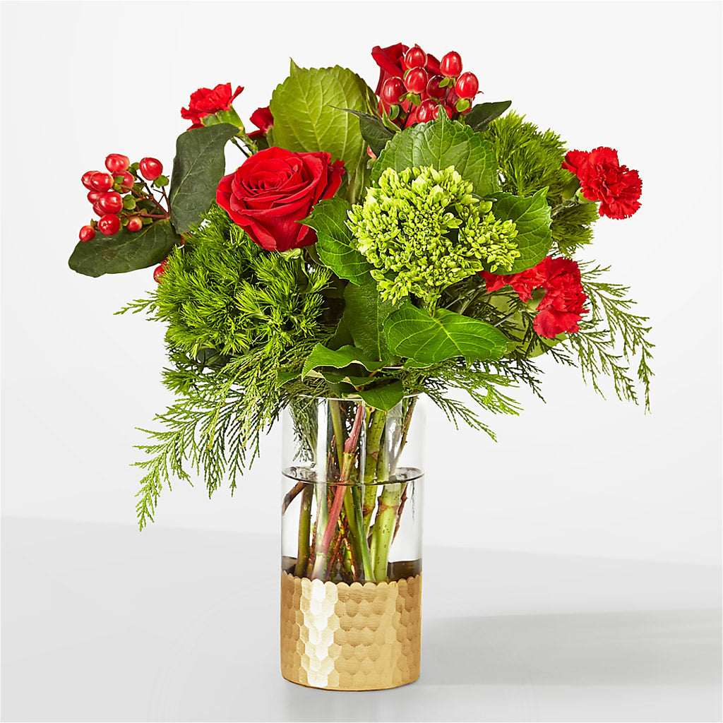 Plaid Throw Bouquet – Lemon Tree Florist, Kemp TX