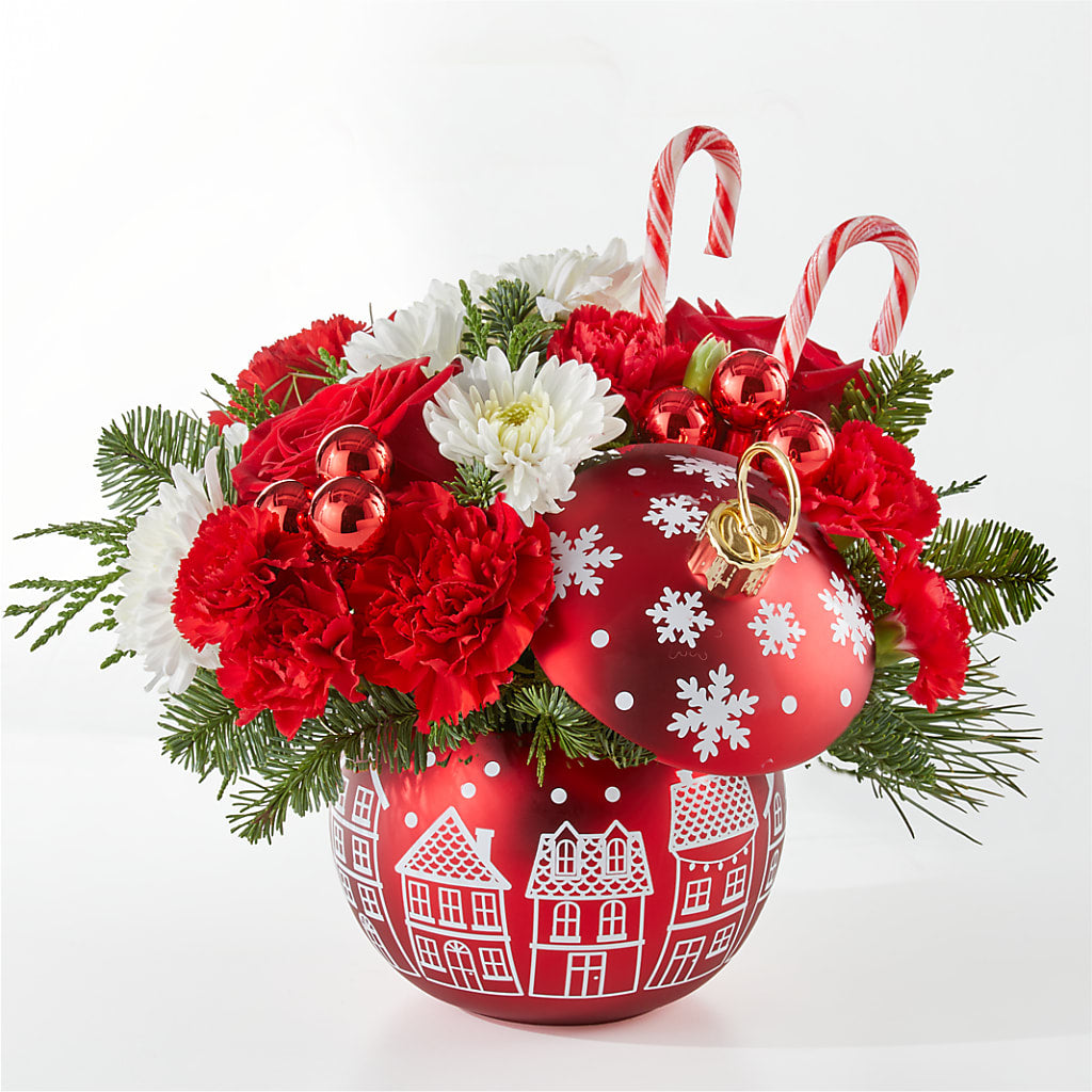 Cheer in the Air Ornament – Lemon Tree Florist, Kemp TX