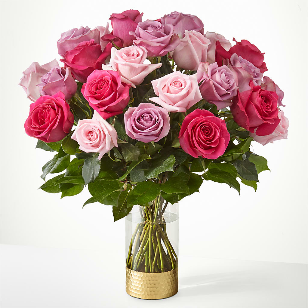 Pure Beauty Mixed Roses – Lemon Tree Florist, Kemp TX