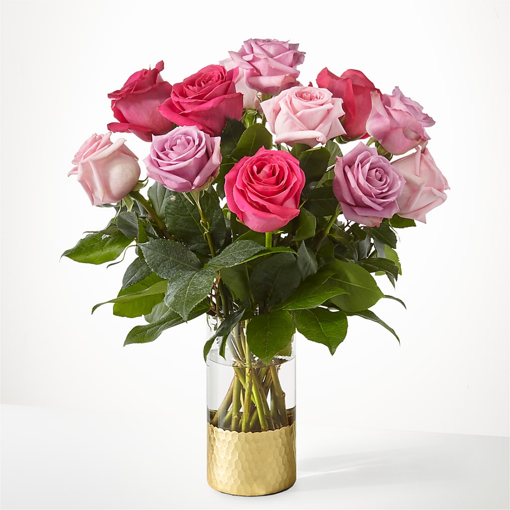 Pure Beauty Mixed Roses – Lemon Tree Florist, Kemp TX