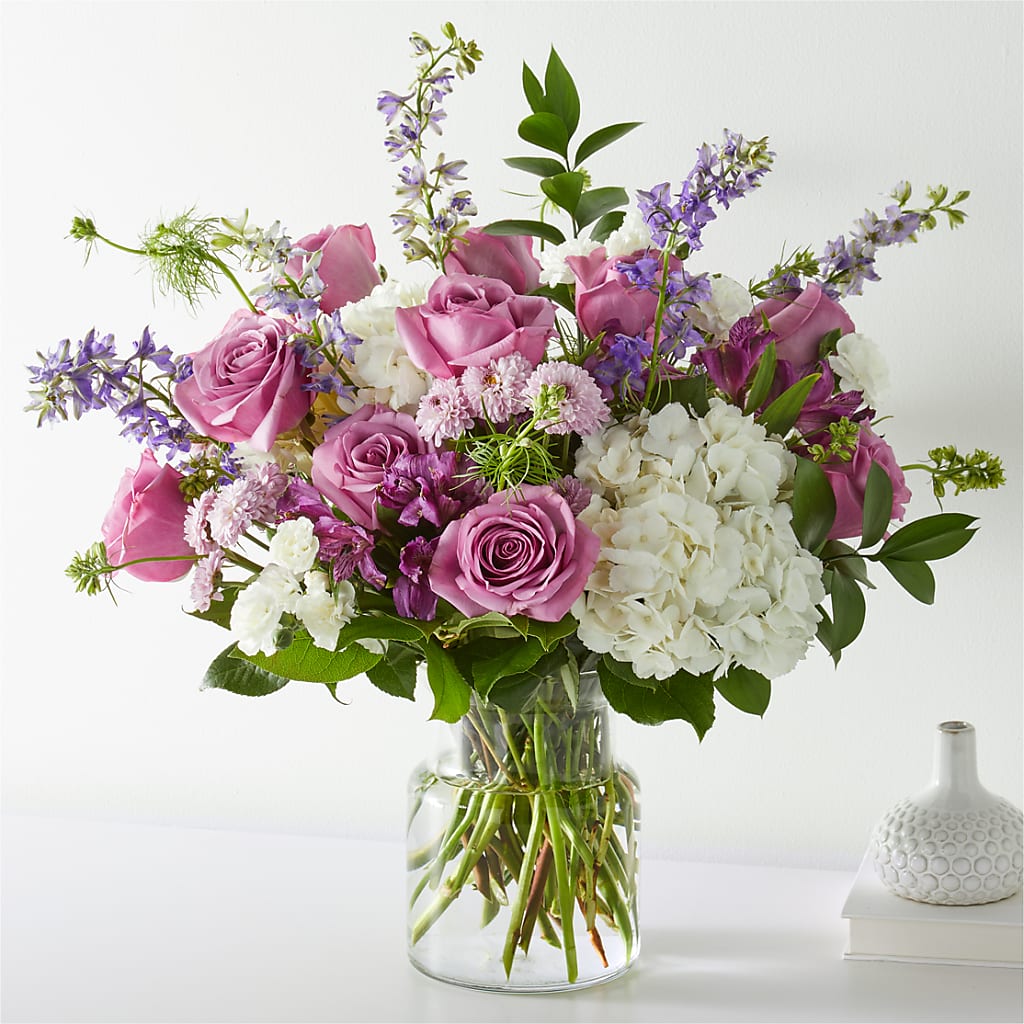 Violet Caress Bouquet – Lemon Tree Florist, Kemp TX
