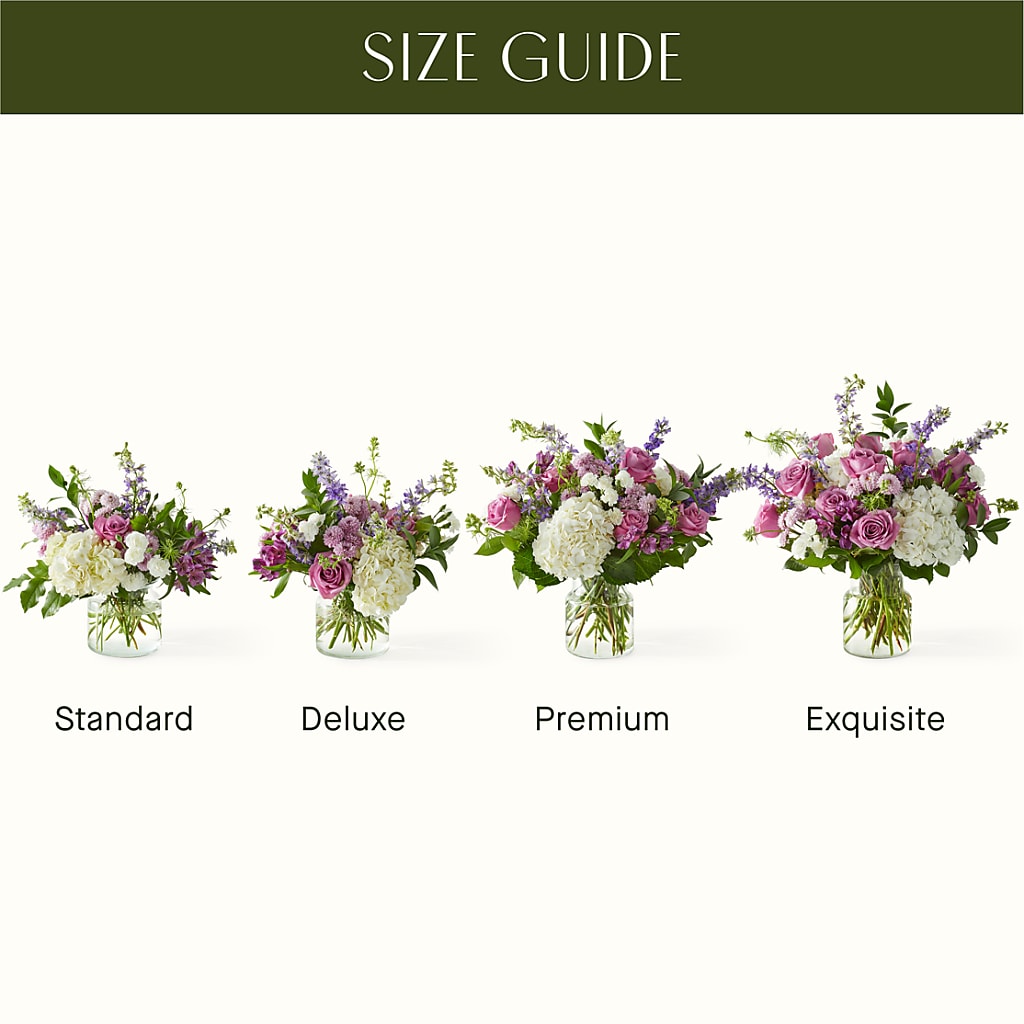 Violet Caress Bouquet – Lemon Tree Florist, Kemp TX