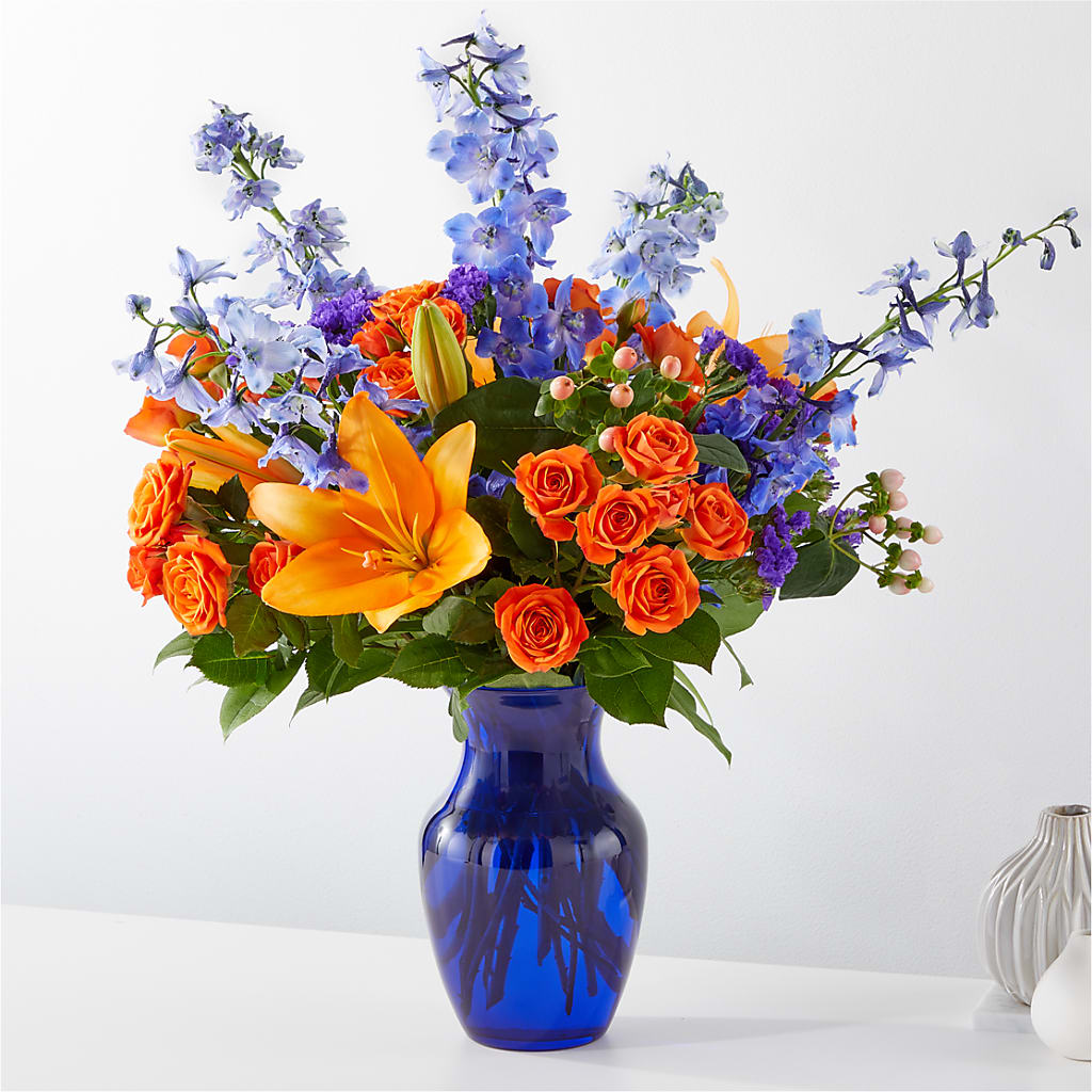Radiant Citrus Bouquet – Lemon Tree Florist, Kemp TX
