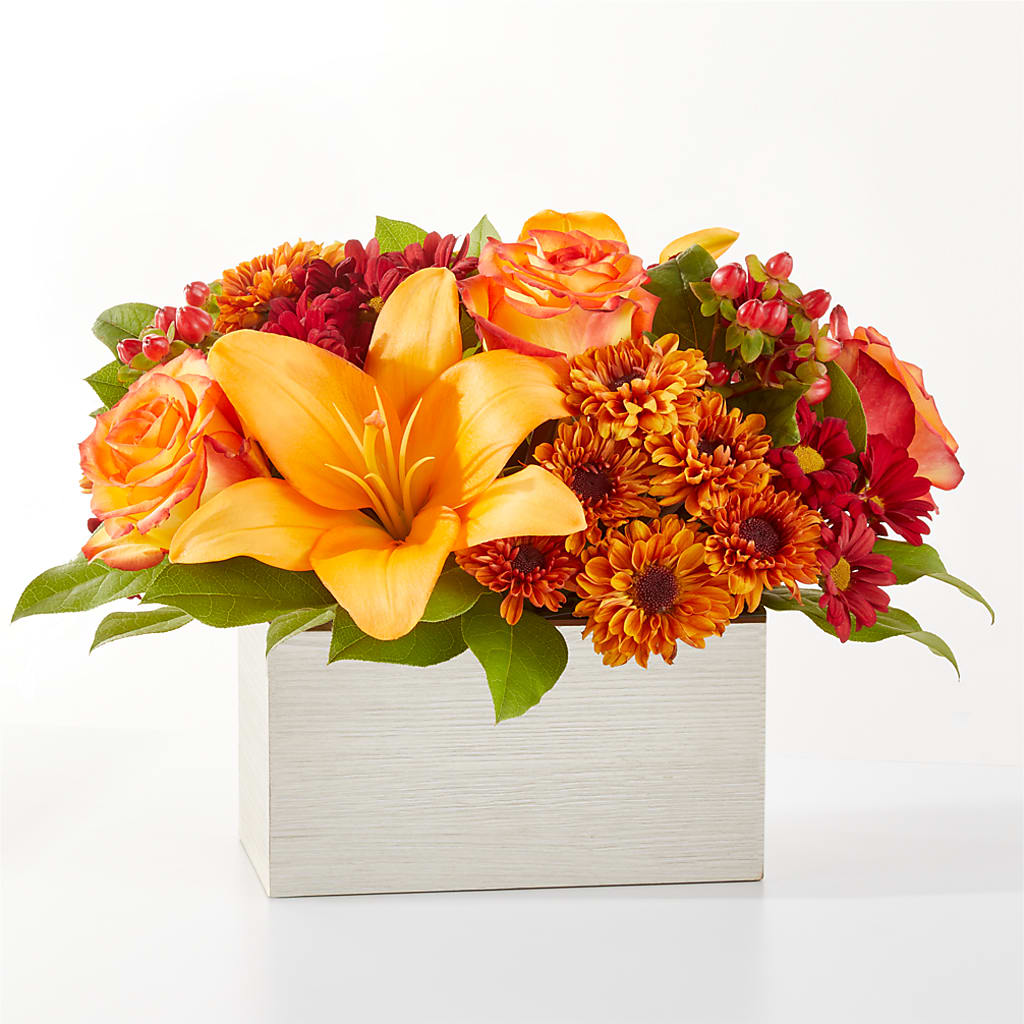 Backyard Bonfire Bouquet – Lemon Tree Florist, Kemp TX