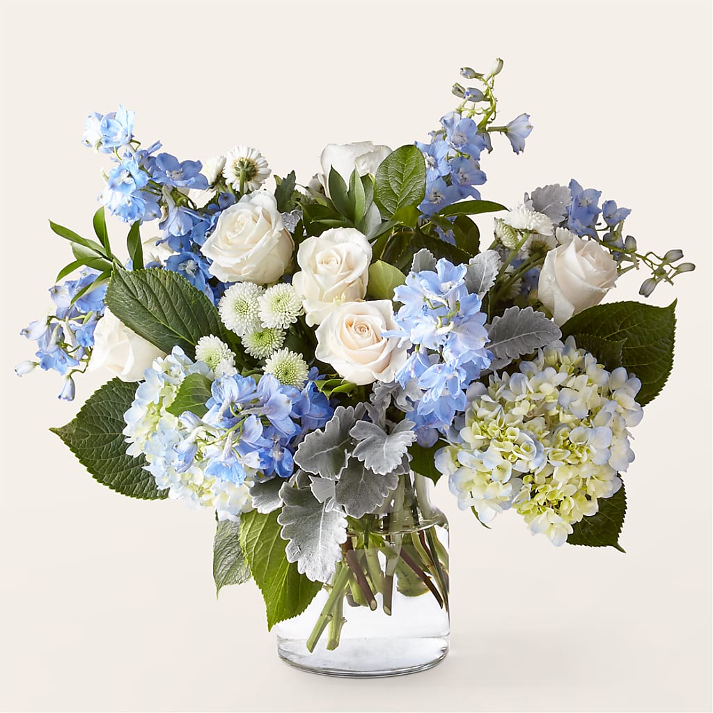 Clear Skies Bouquet – Lemon Tree Florist, Kemp TX
