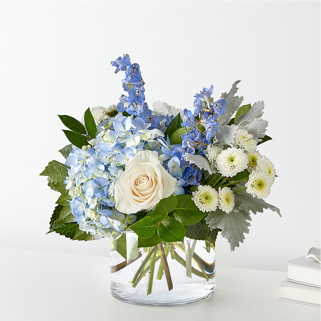 Clear Skies Bouquet – Lemon Tree Florist, Kemp TX