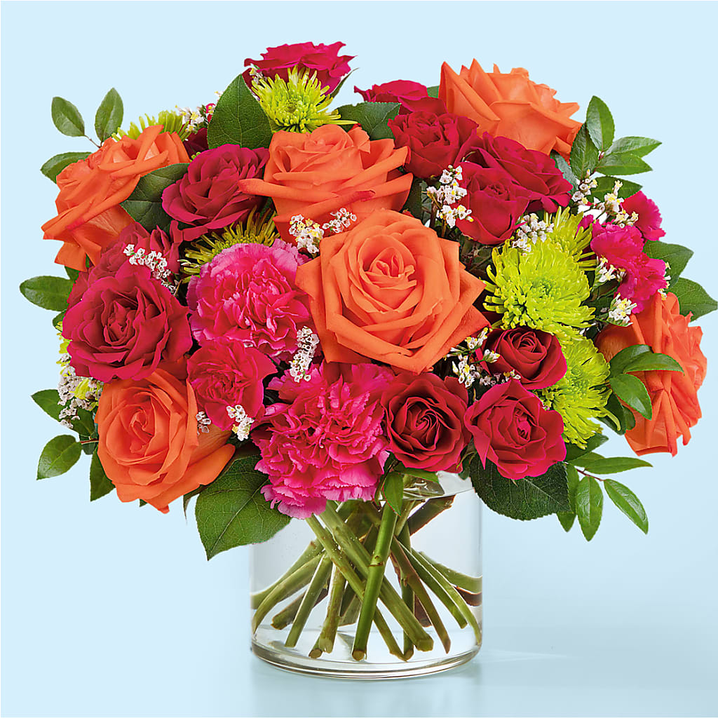 Colorful Carnival Bouquet – Lemon Tree Florist, Kemp TX