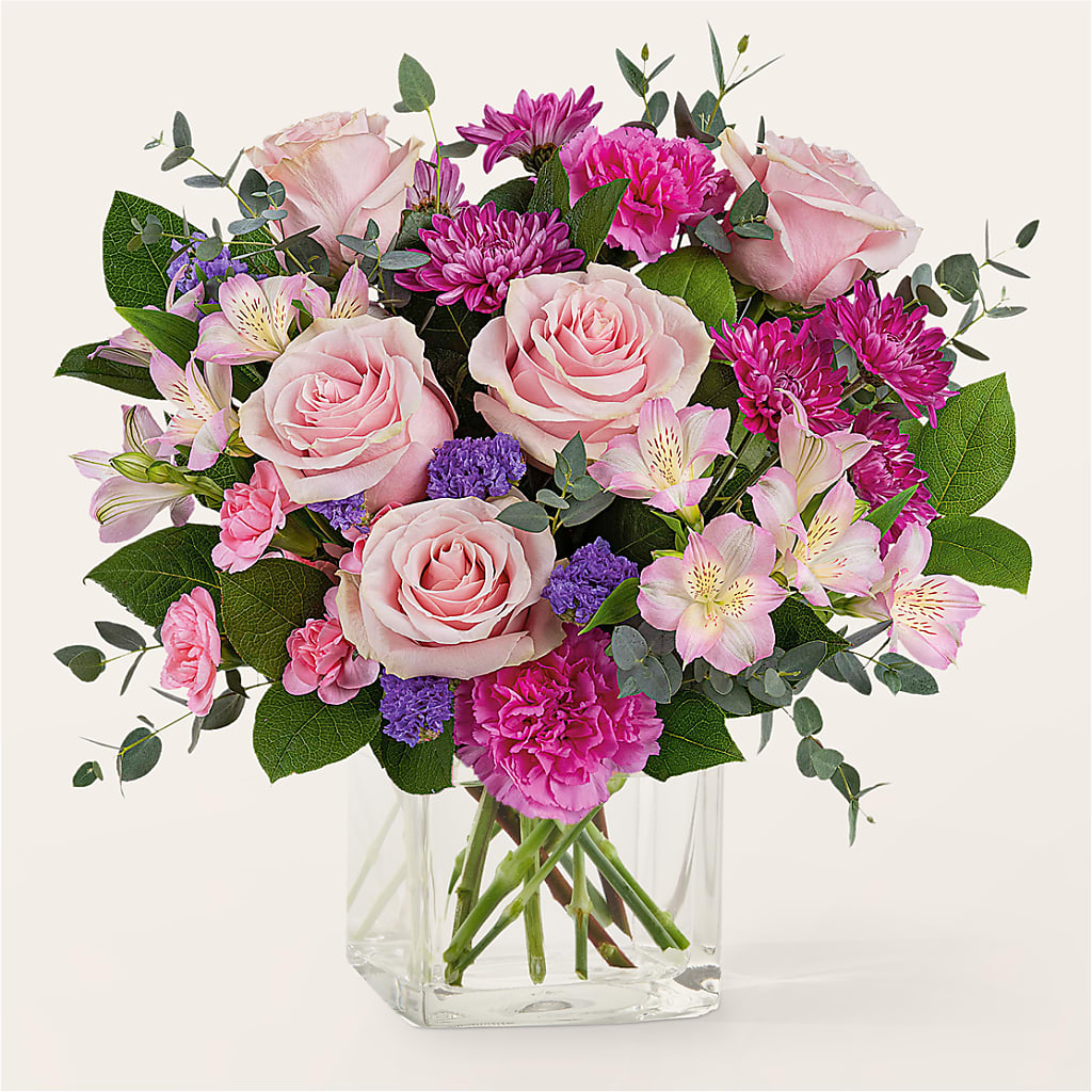 Rosy Radiance Bouquet – Lemon Tree Florist, Kemp TX