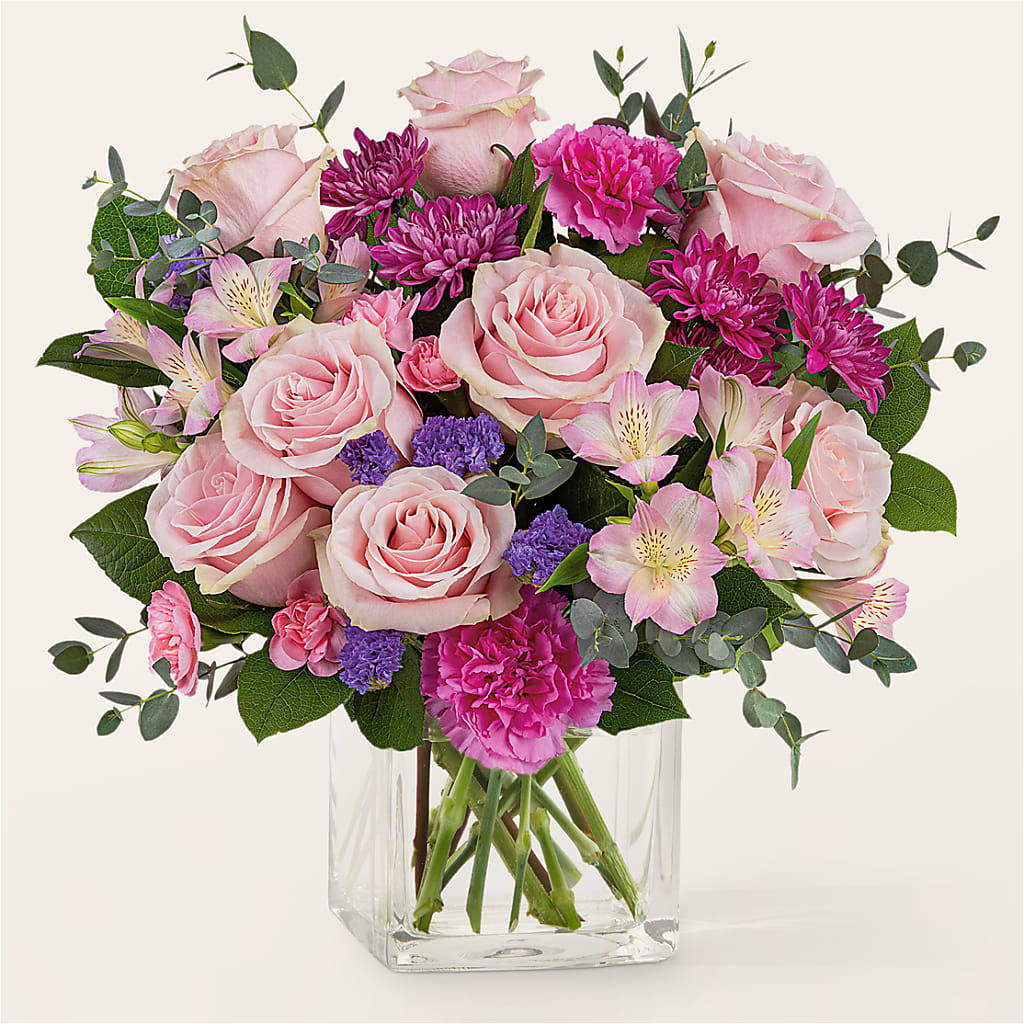 Rosy Radiance Bouquet – Lemon Tree Florist, Kemp TX