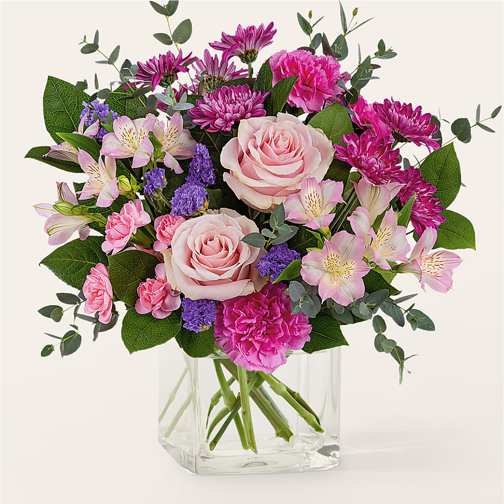 Rosy Radiance Bouquet – Lemon Tree Florist, Kemp TX