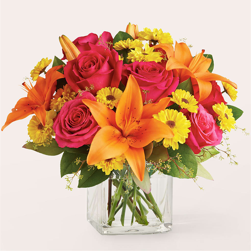 Neon Lights Bouquet – Lemon Tree Florist, Kemp TX
