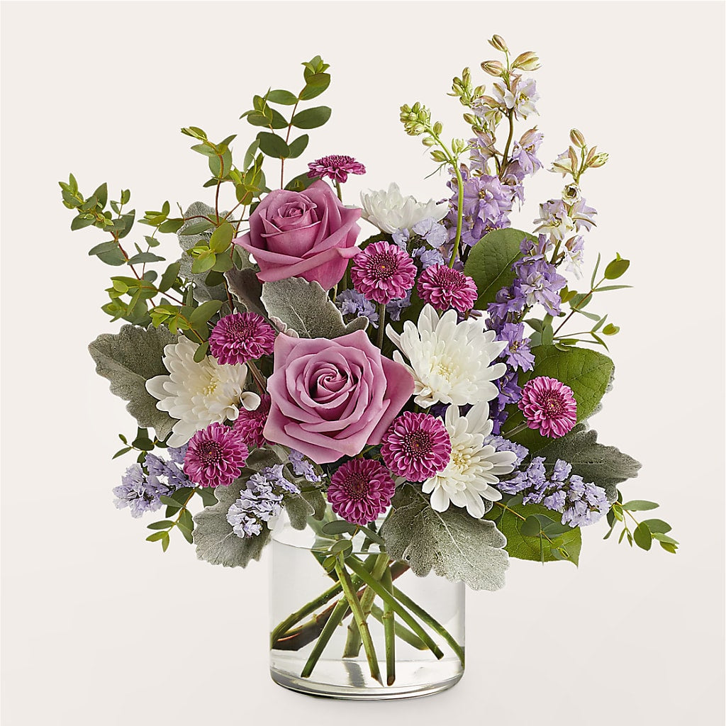 Violet Frost Bouquet – Lemon Tree Florist, Kemp TX