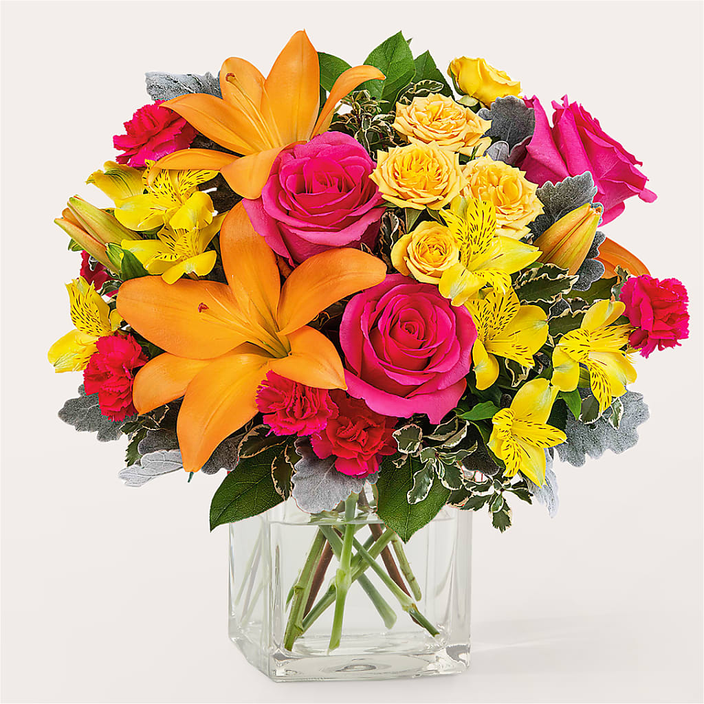 To the Tropics Bouquet – Lemon Tree Florist, Kemp TX