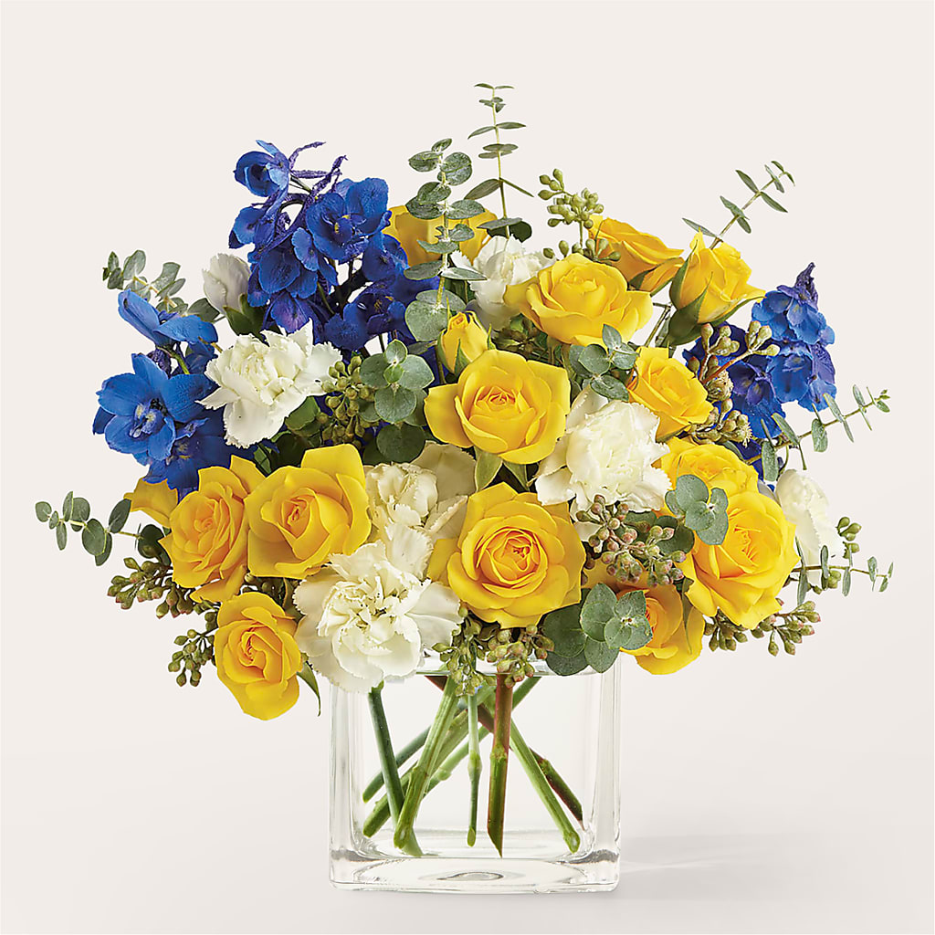 Sparkling Citrine Bouquet – Lemon Tree Florist, Kemp TX