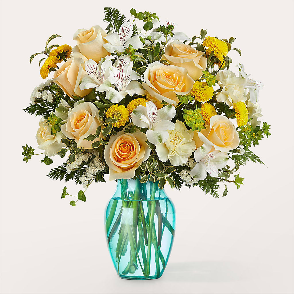 Crisp and Clean Bouquet – Lemon Tree Florist, Kemp TX