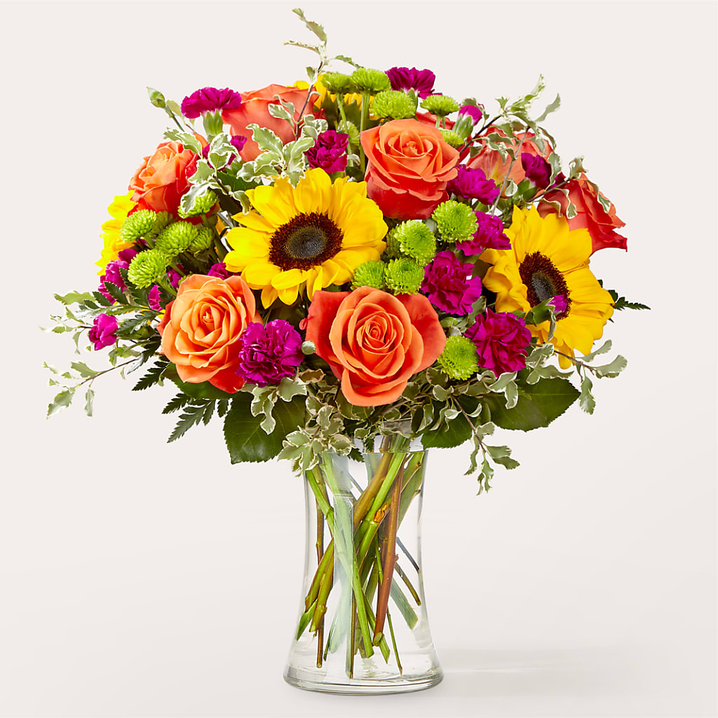 Warmth & Light Bouquet – Lemon Tree Florist, Kemp TX