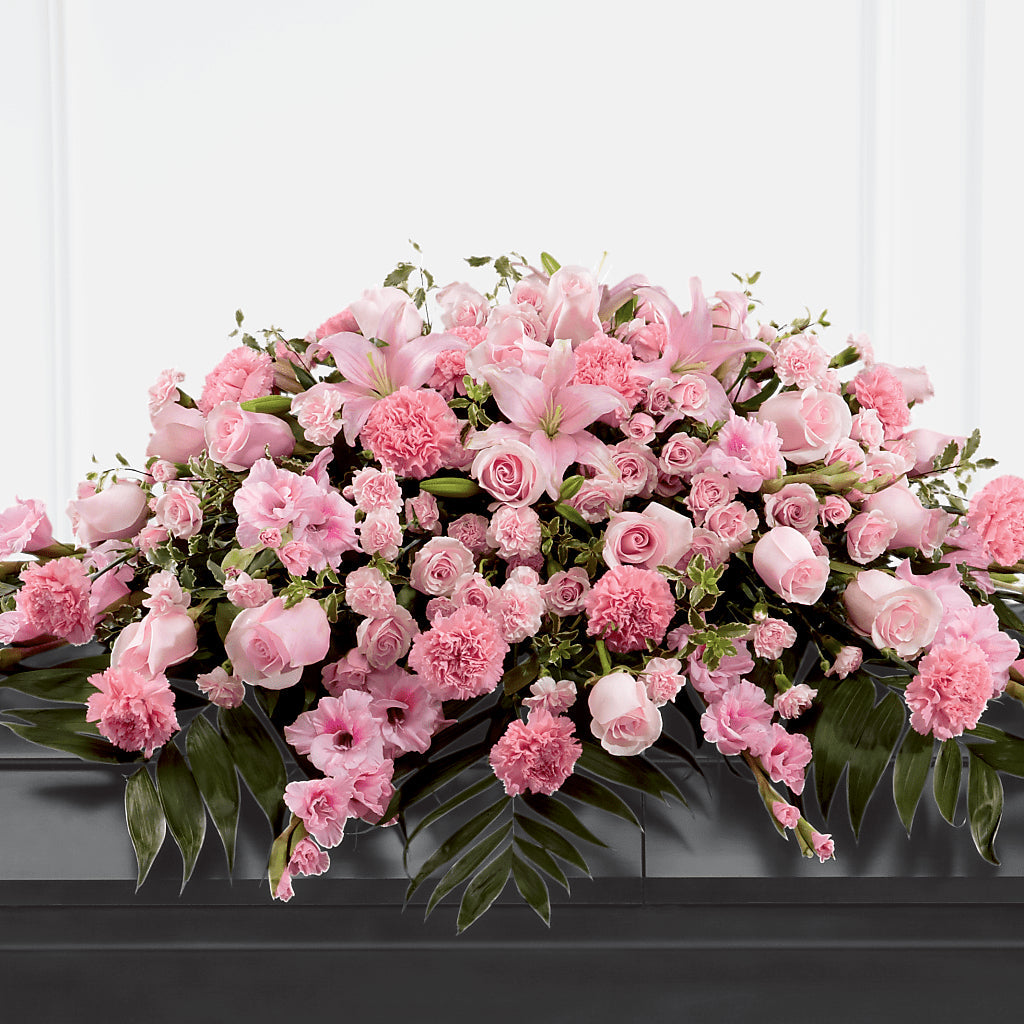 Garden of Comfort Casket Spray (Standard) – Lemon Tree Florist, Kemp TX