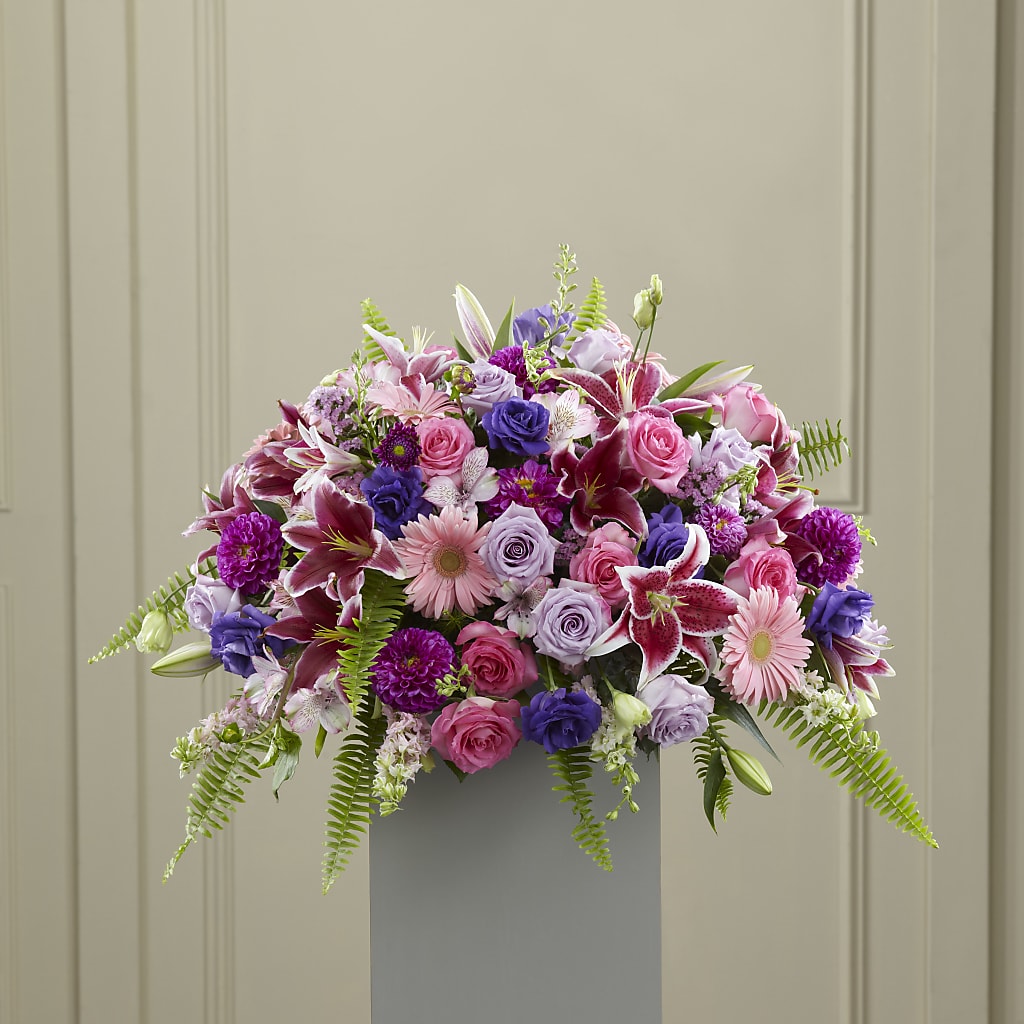 Fare Thee Well Pedestal – Lemon Tree Florist, Kemp TX