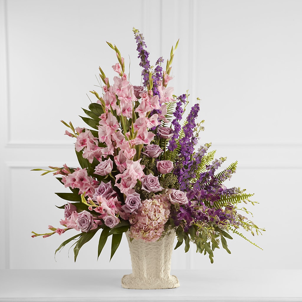 Flowing Garden Arrangement – Lemon Tree Florist, Kemp TX