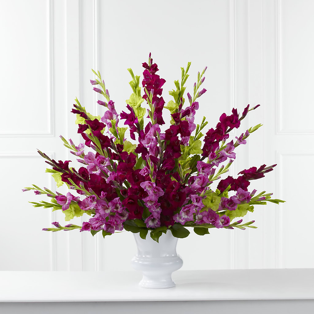 Solemn Offering Arrangement – Lemon Tree Florist, Kemp TX