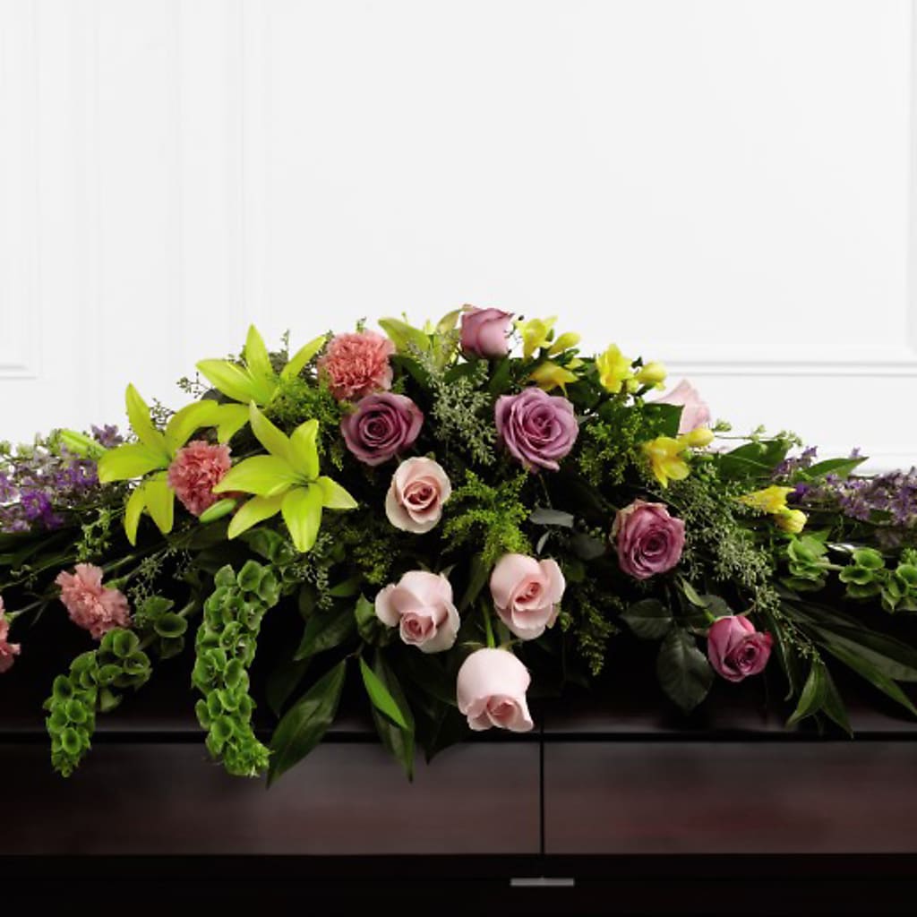 Forever Beloved Casket Spray – Lemon Tree Florist, Kemp TX