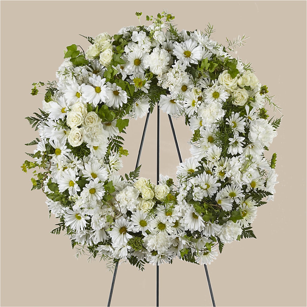 Faithful Wishes Wreath – Lemon Tree Florist, Kemp TX