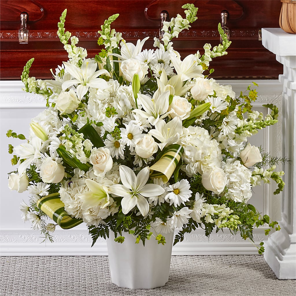 Thoughts of Tranquility Floor Basket – Lemon Tree Florist, Kemp TX