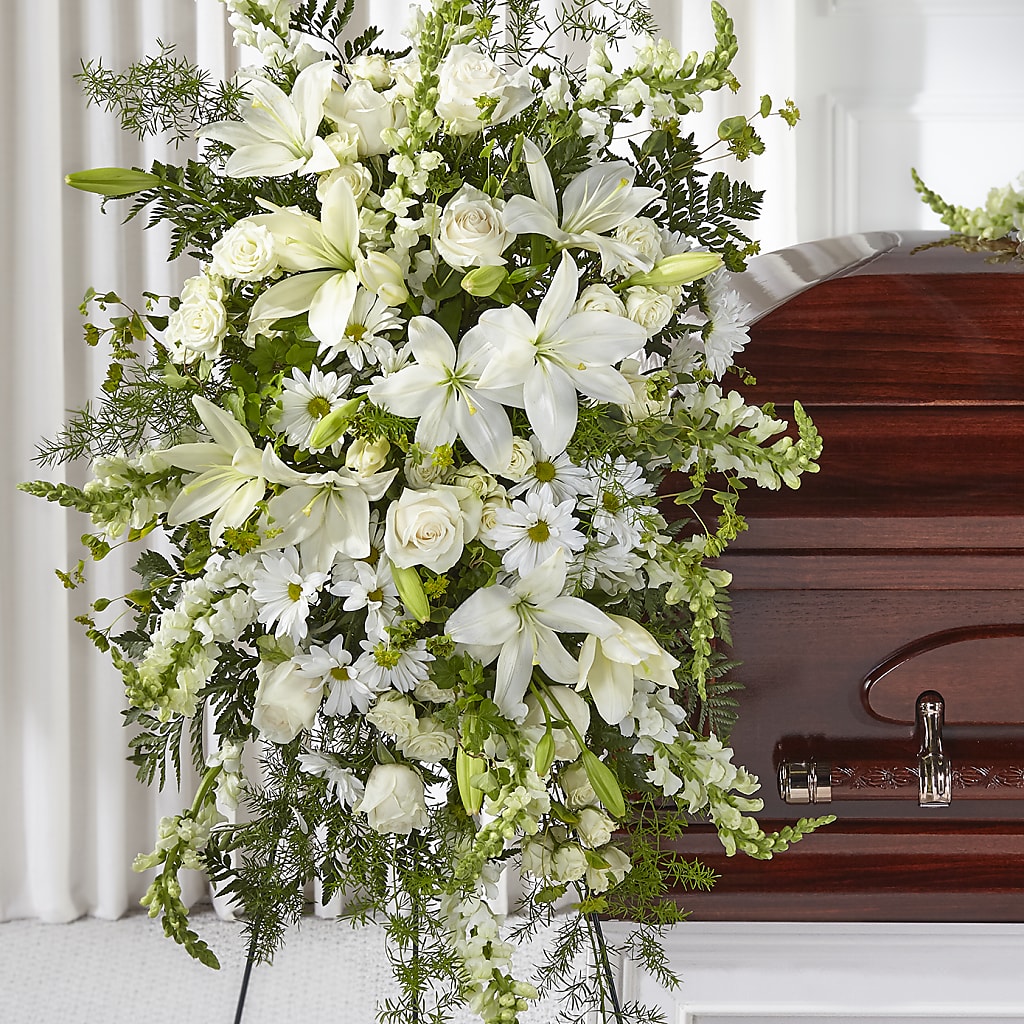 Loving Thoughts Standing Spray – Lemon Tree Florist, Kemp TX