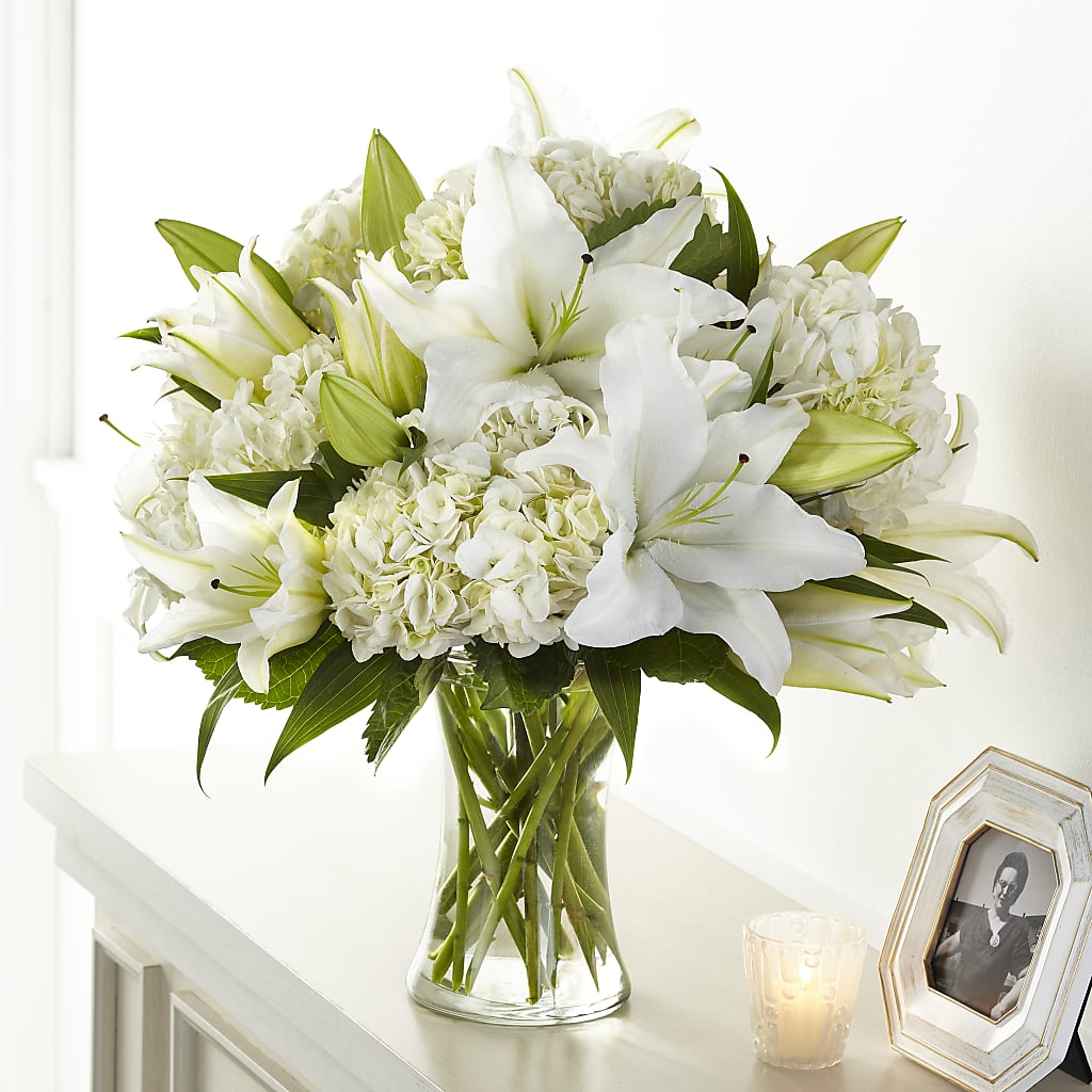 Compassionate Lily Bouquet – Lemon Tree Florist, Kemp TX