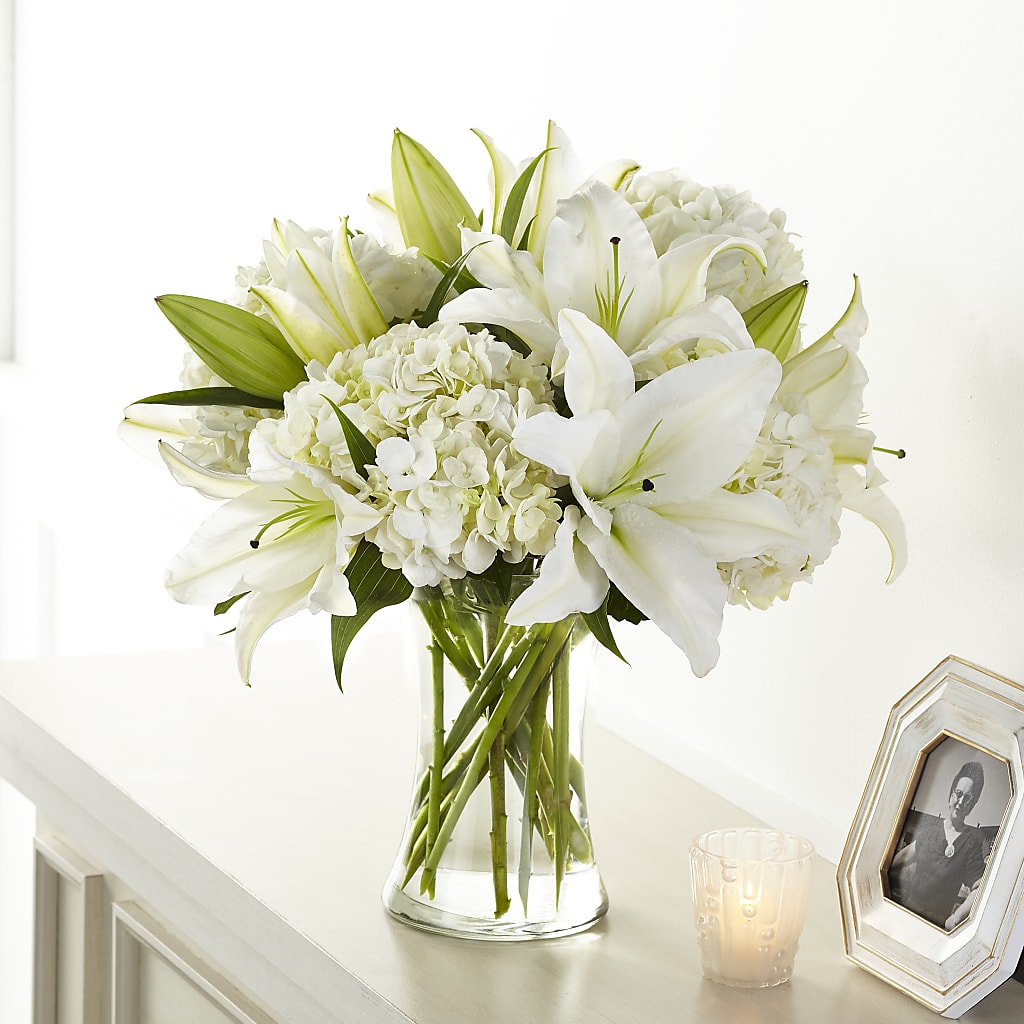 Compassionate Lily Bouquet – Lemon Tree Florist, Kemp TX