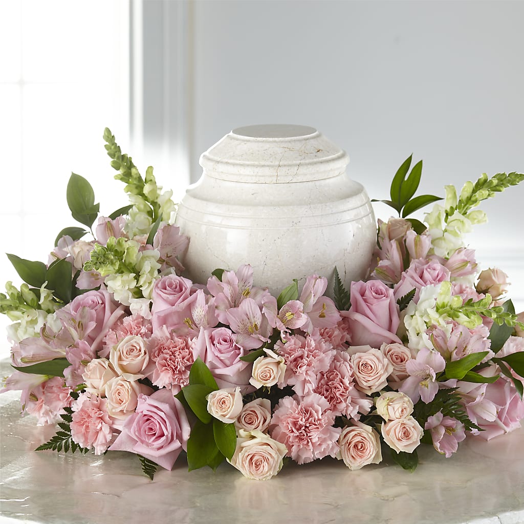 Blooms of Hope Cremation Adornment – Lemon Tree Florist, Kemp TX