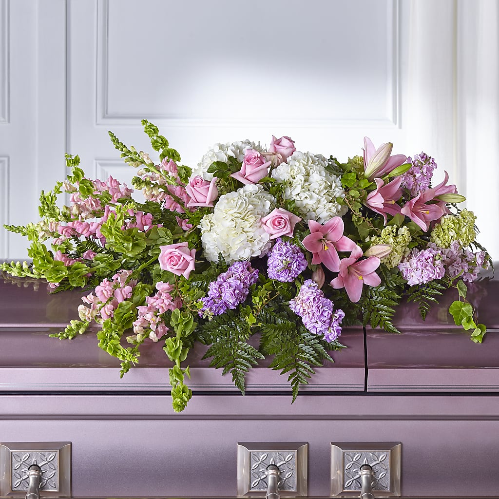 Life's Gratitude Casket Spray – Lemon Tree Florist, Kemp TX