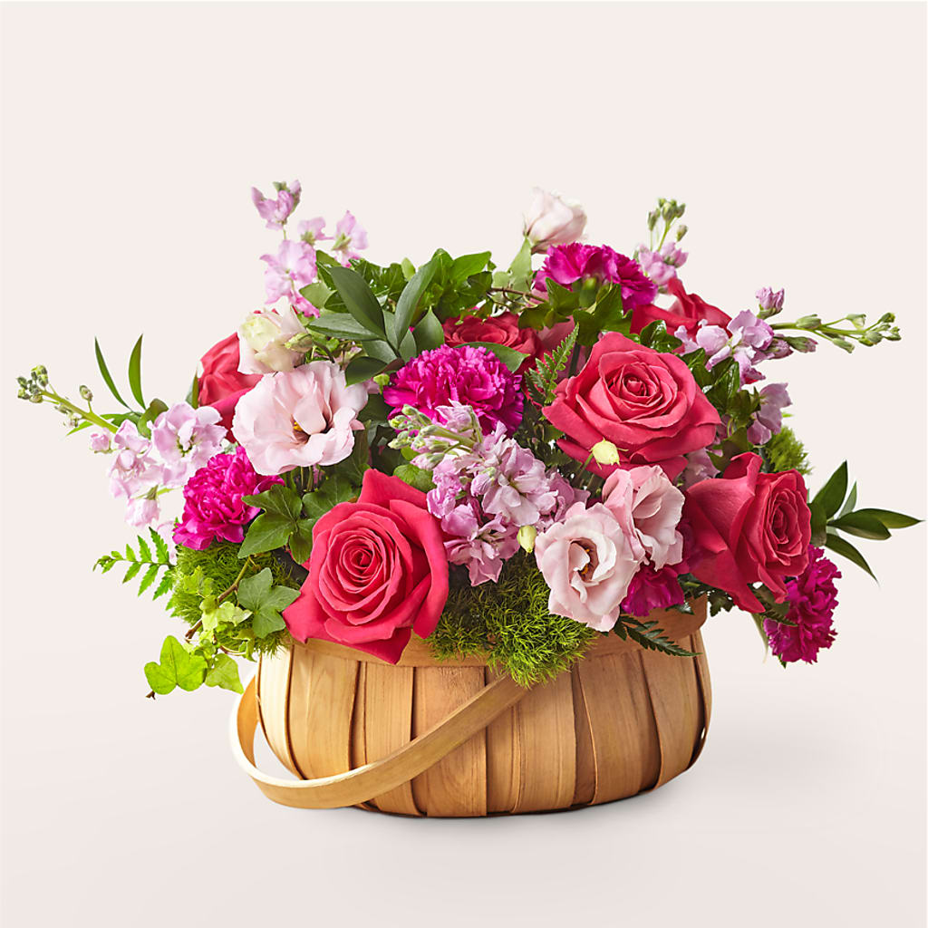 Radiance in Bloom Basket – Lemon Tree Florist, Kemp TX