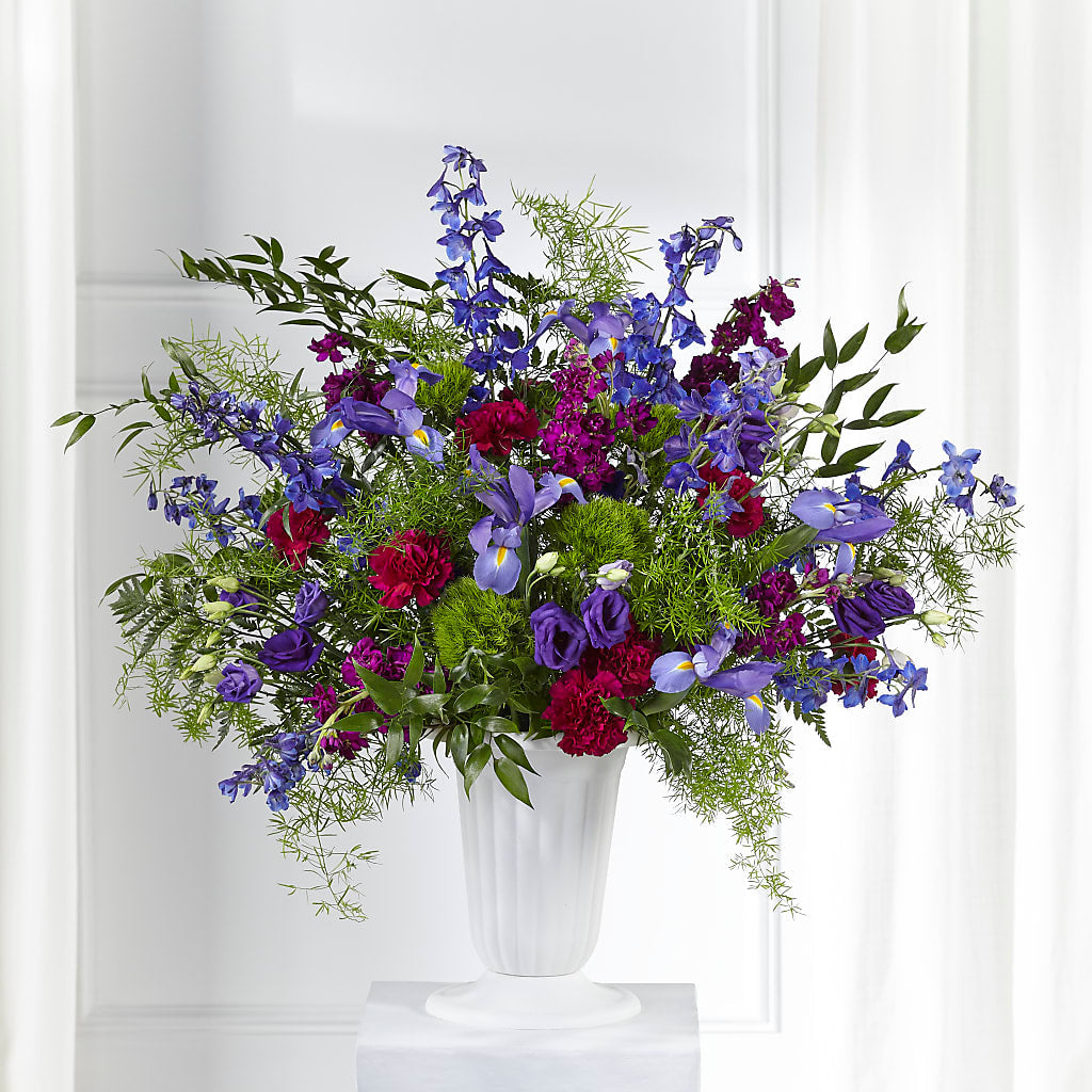 Memorial of Life Arrangement – Lemon Tree Florist, Kemp TX