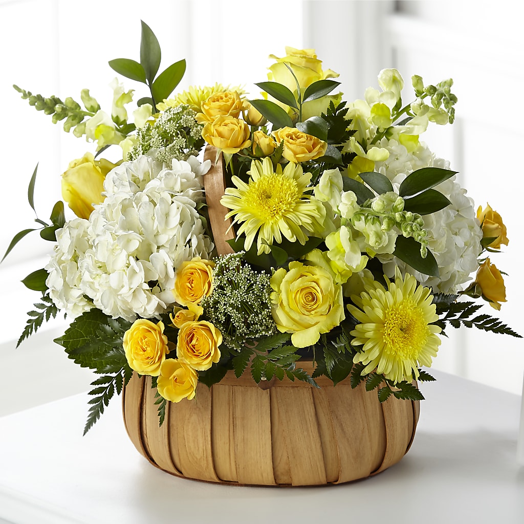 Rustic Remembrance Basket – Lemon Tree Florist, Kemp TX