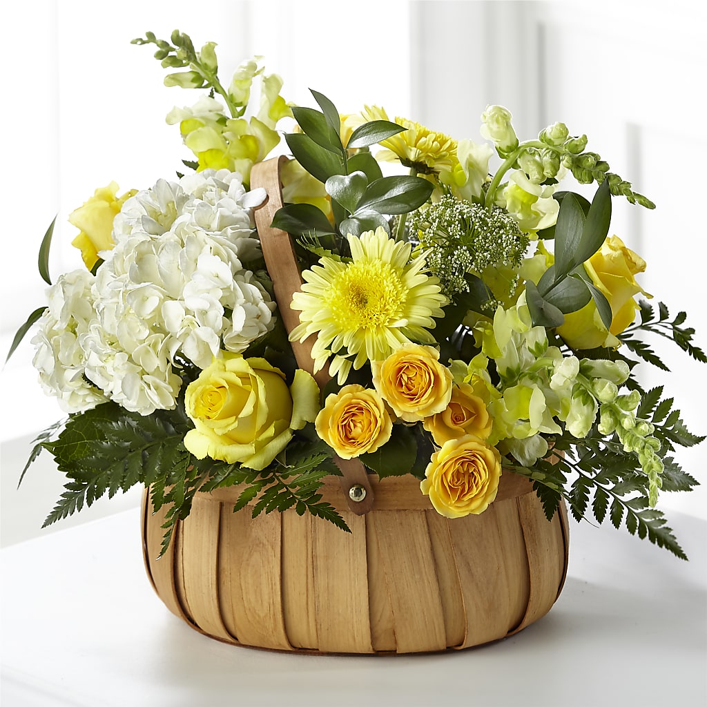 Rustic Remembrance Basket – Lemon Tree Florist, Kemp TX