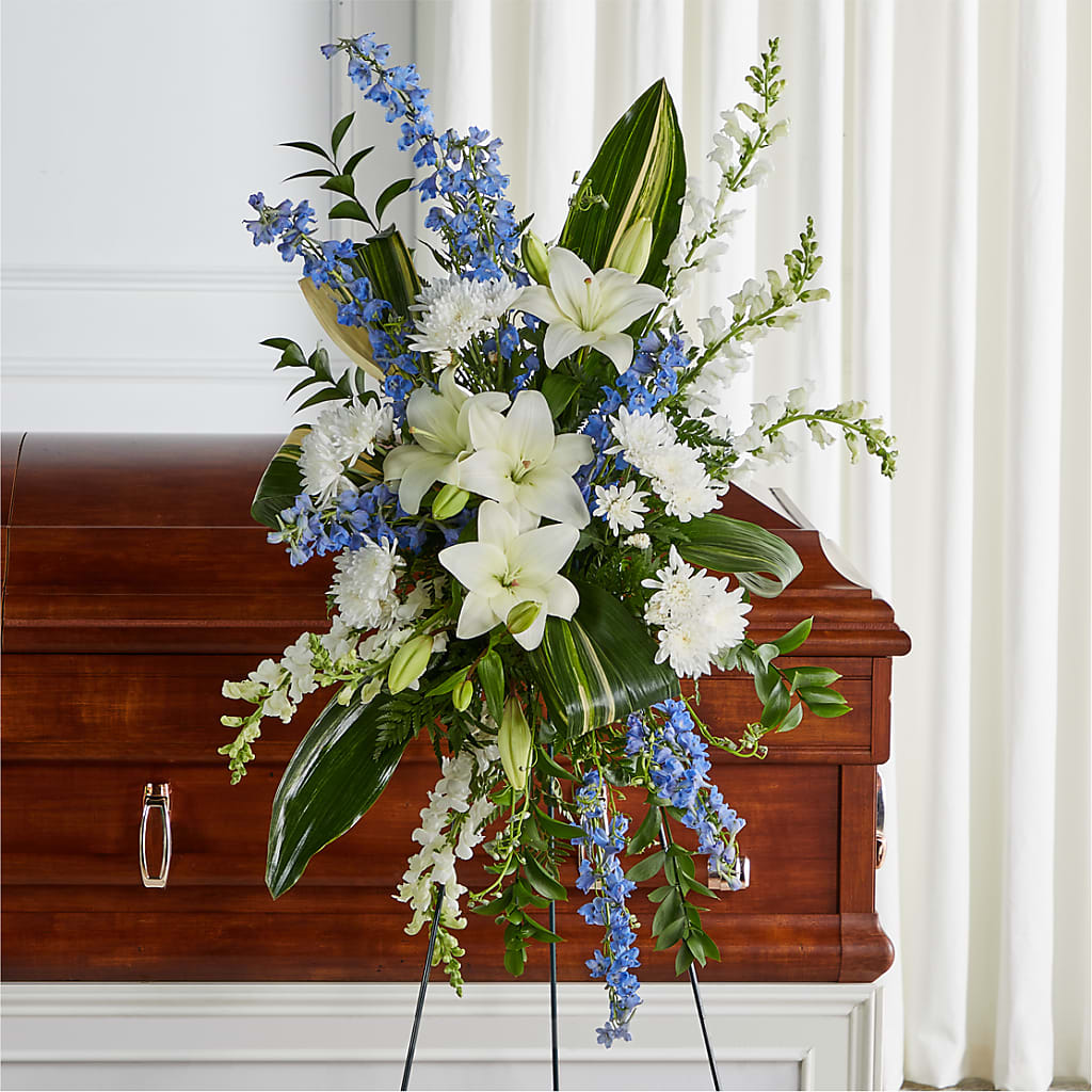 Eternal Impressions Standing Spray – Lemon Tree Florist, Kemp TX