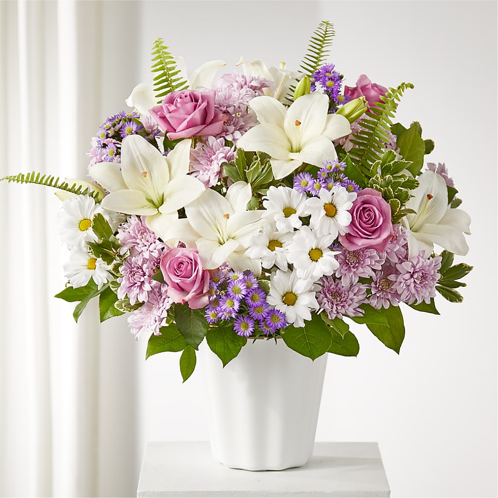Warmest Thoughts Tabletop Basket – Lemon Tree Florist, Kemp TX