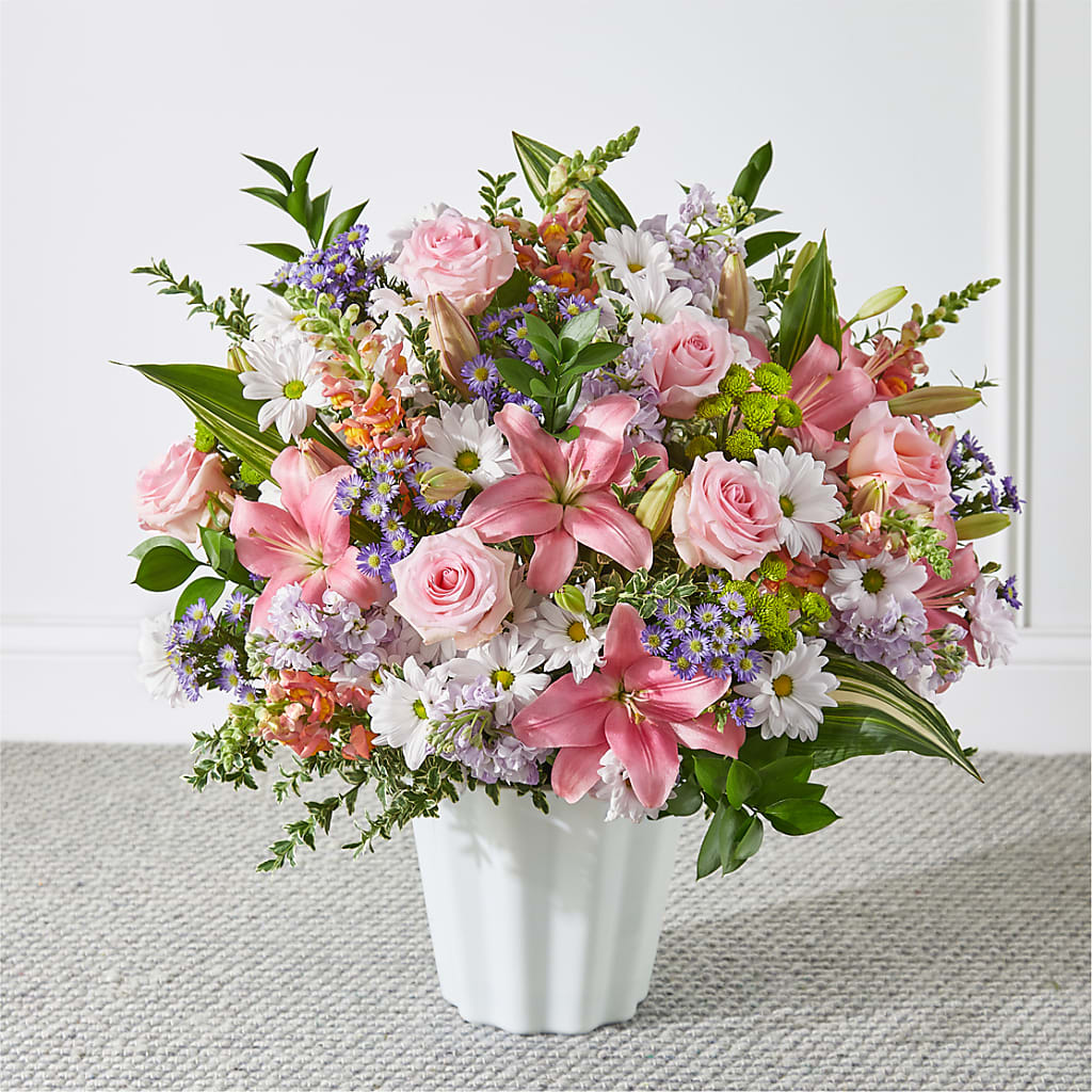 Abundant Compassion Floor Basket – Lemon Tree Florist, Kemp TX