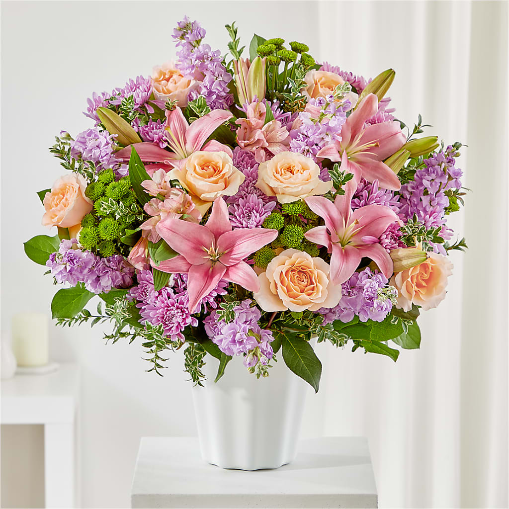 Supportive Embrace Tabletop Basket – Lemon Tree Florist, Kemp TX