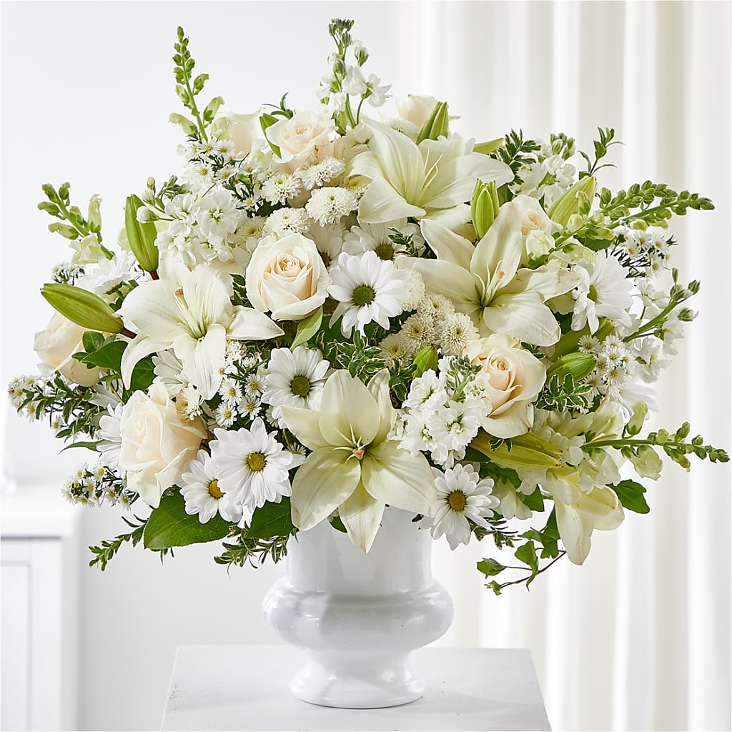 Uplifting Urn Arrangement – Lemon Tree Florist, Kemp TX