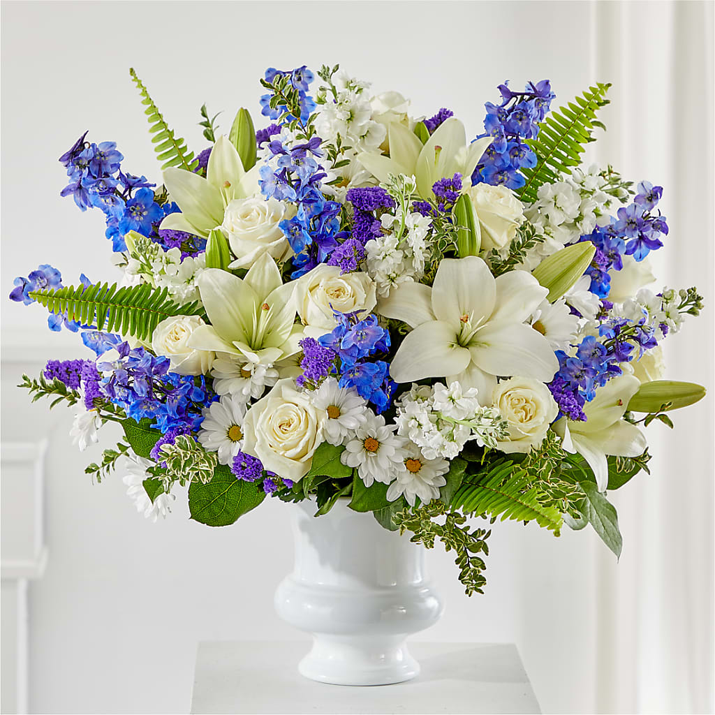 Expressions of Hope Urn Arrangement – Lemon Tree Florist, Kemp TX