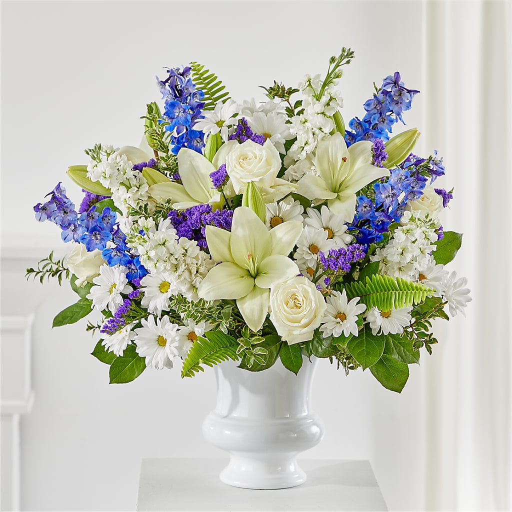 Expressions of Hope Urn Arrangement – Lemon Tree Florist, Kemp TX