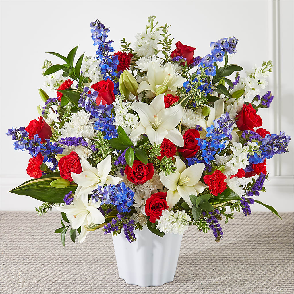 Consoled Floor Basket – Lemon Tree Florist, Kemp TX