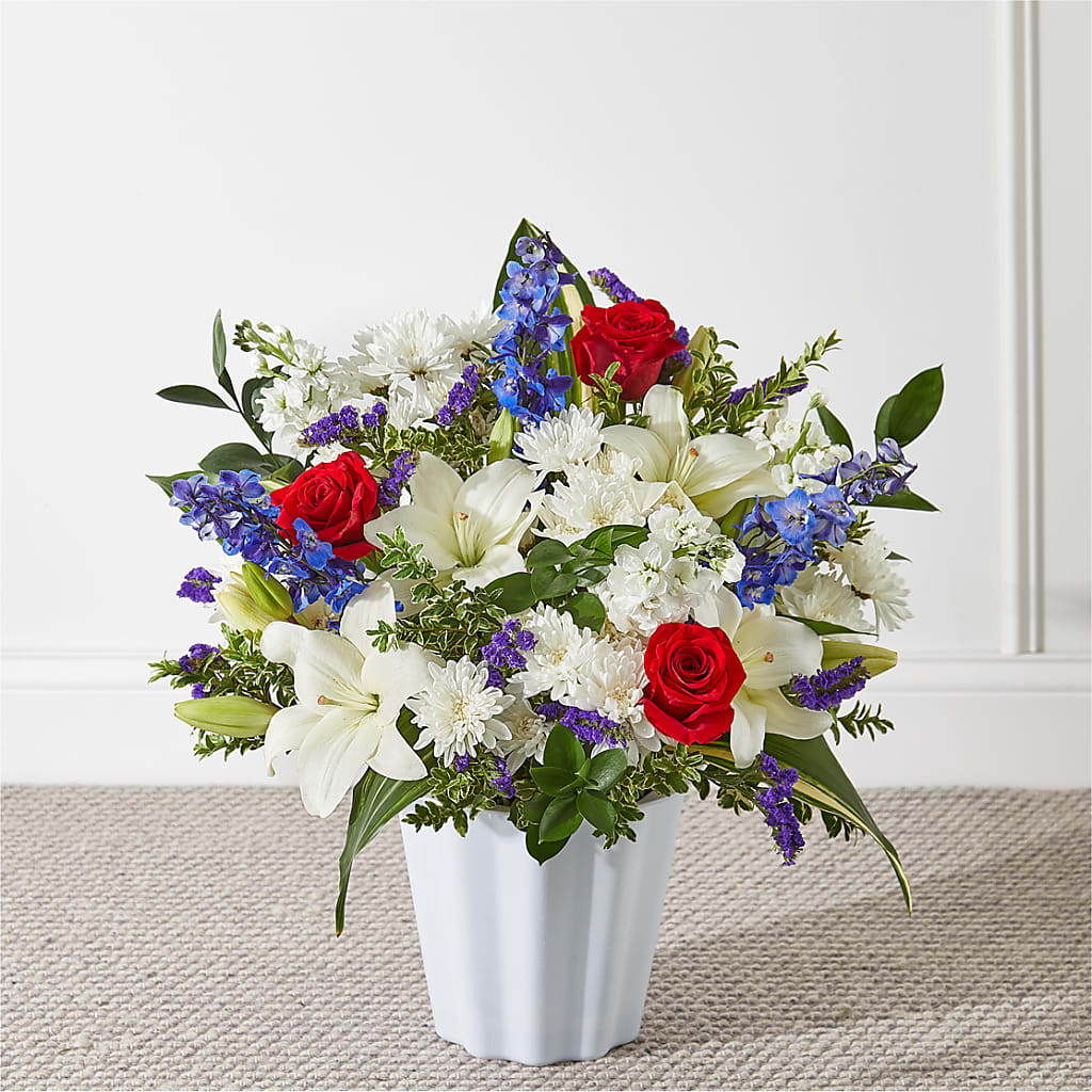 Consoled Floor Basket – Lemon Tree Florist, Kemp TX