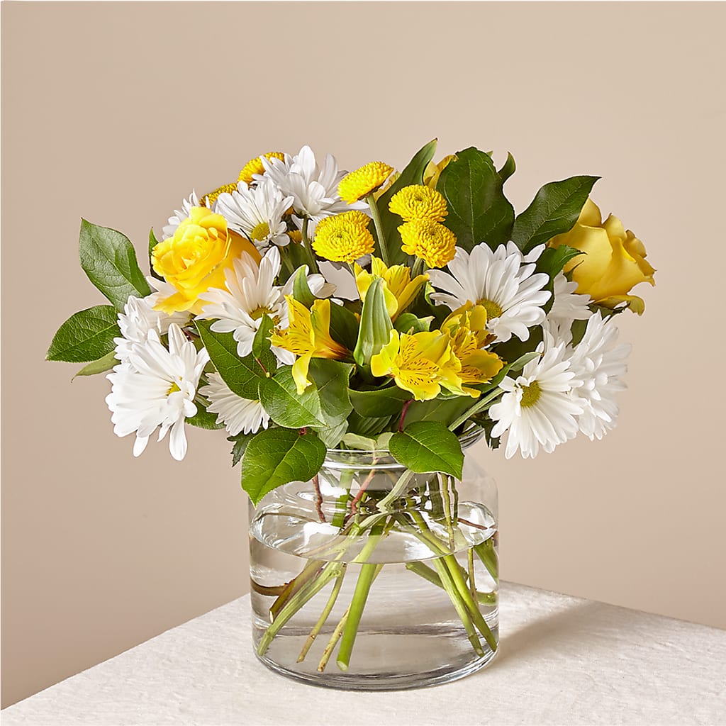 Sunny Sentiments Bouquet – Lemon Tree Florist, Kemp TX