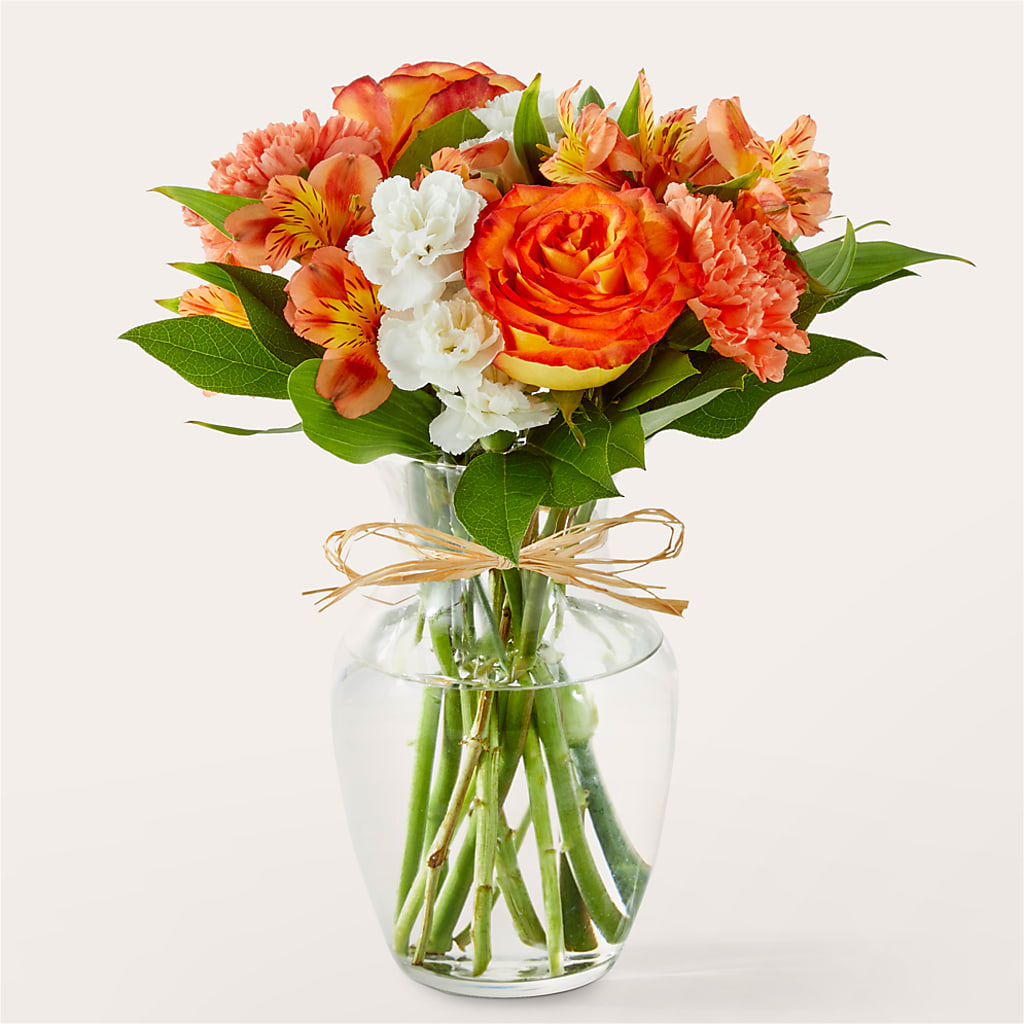 Apricot Glow Bouquet – Lemon Tree Florist, Kemp TX
