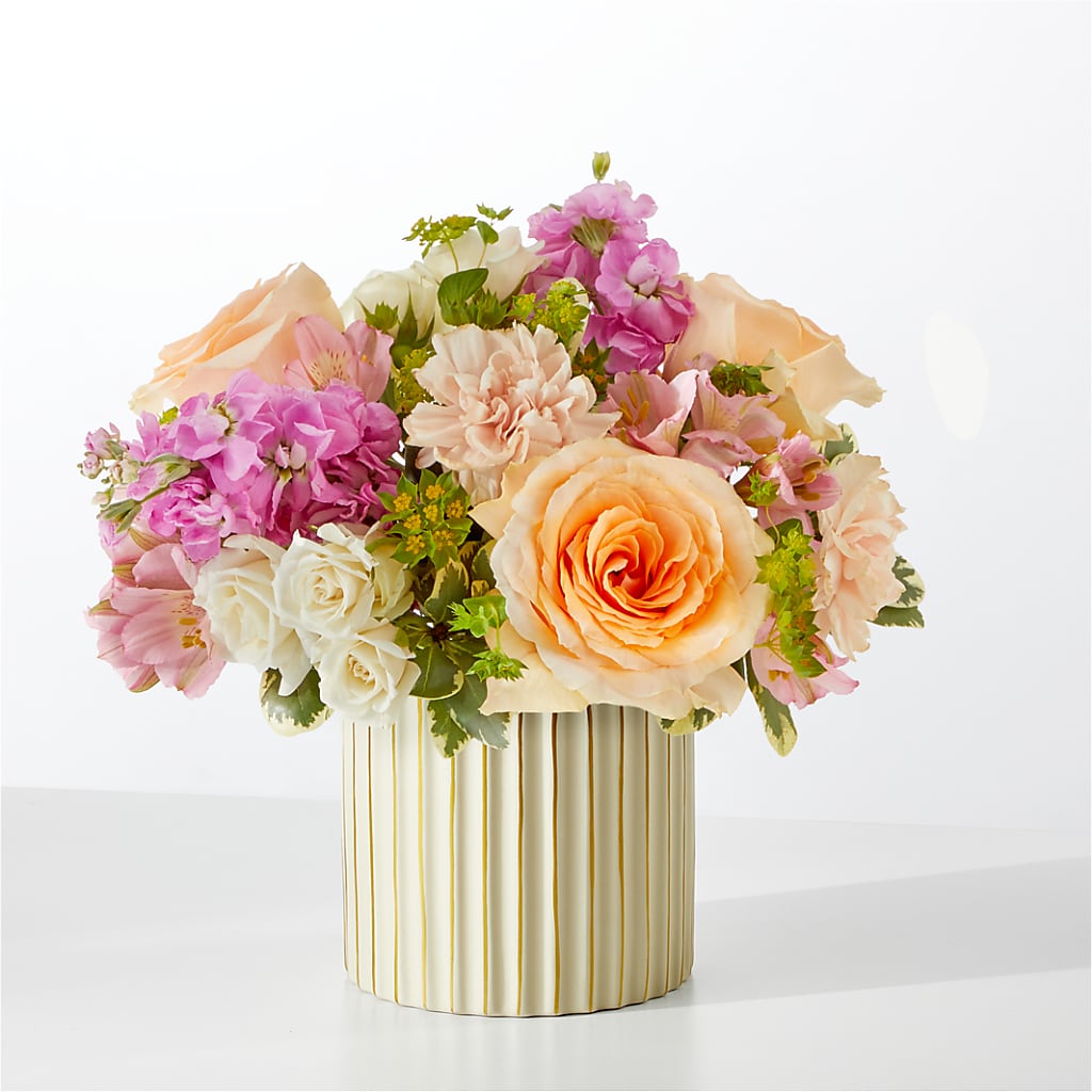 Paradise Bouquet with Ivory Vase – Lemon Tree Florist, Kemp TX